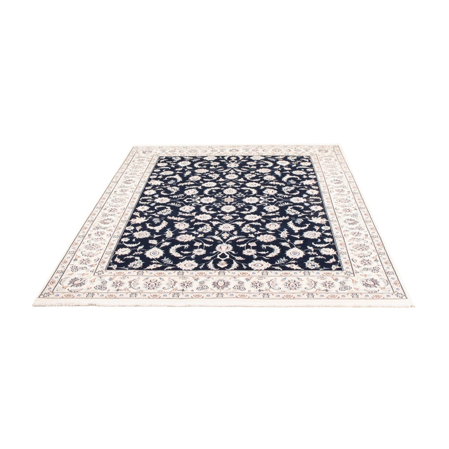 Perserteppich - Nain - 235 x 171 cm - dunkelblau