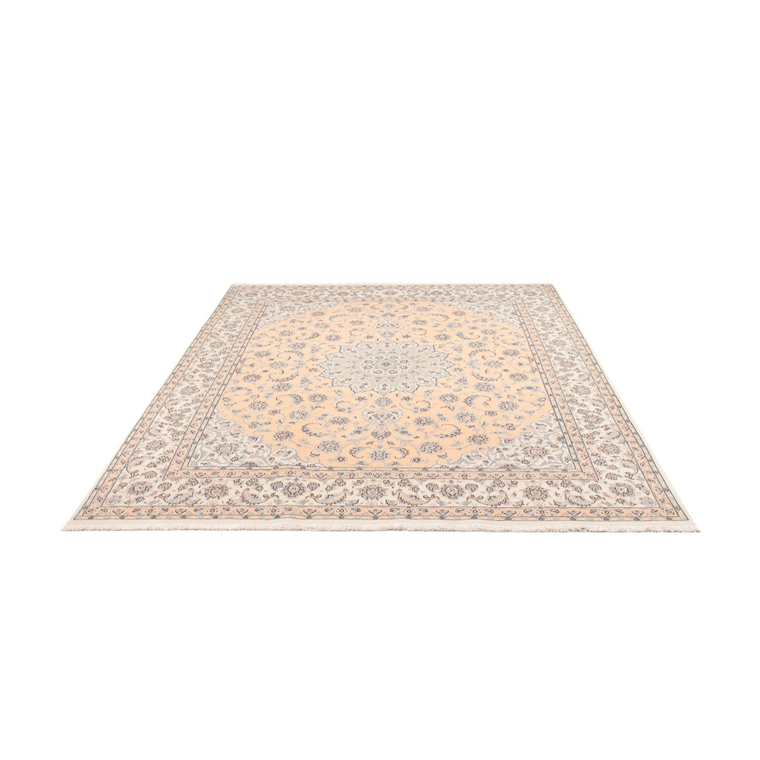 Perserteppich - Nain - 250 x 208 cm - lachs
