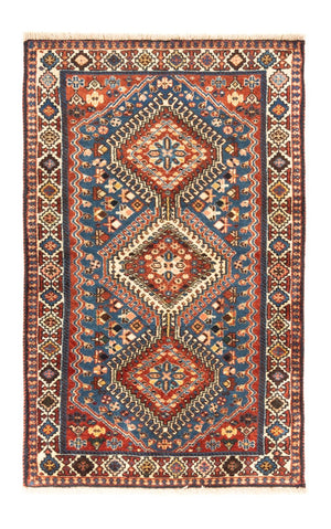 Perserteppich - Nomadic - 122 x 75 cm - blau