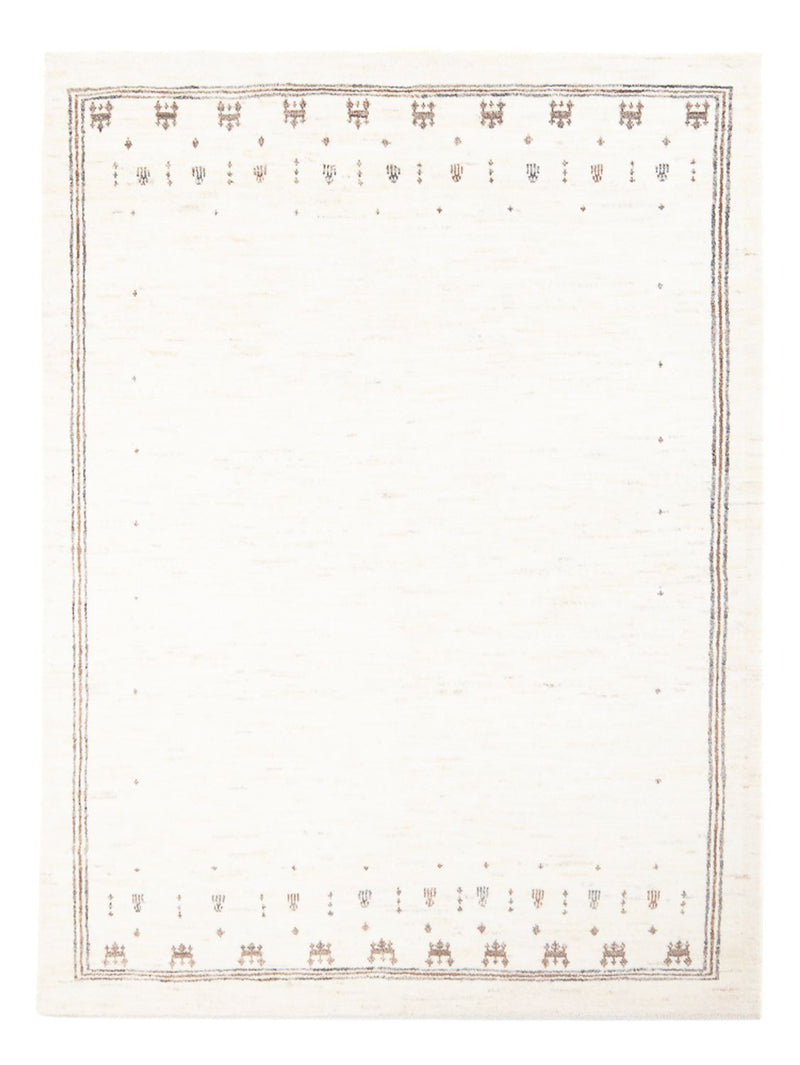 Gabbeh Teppich - Perser - 198 x 150 cm - weiß