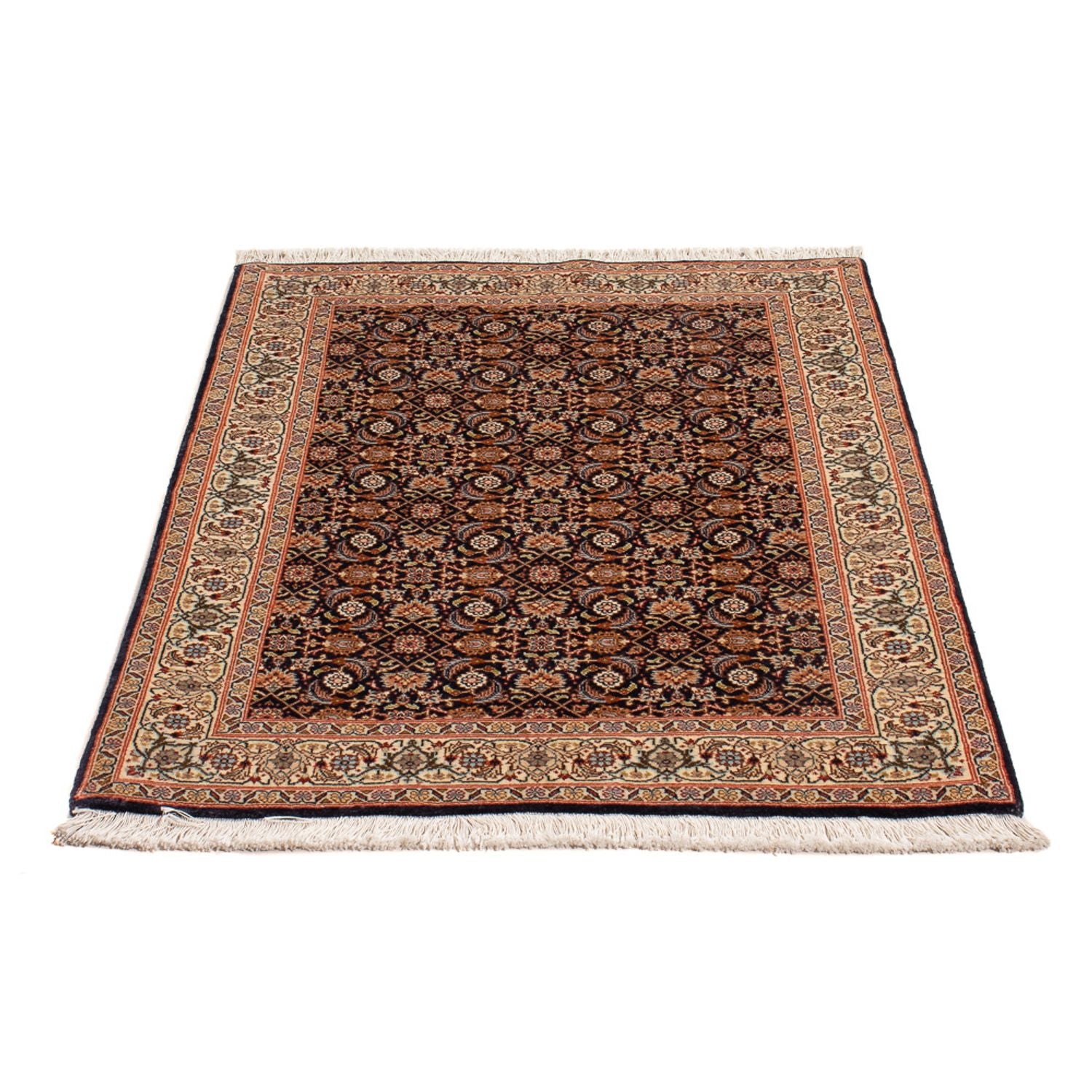 Perserteppich - Täbriz - Royal - 117 x 83 cm - dunkelblau