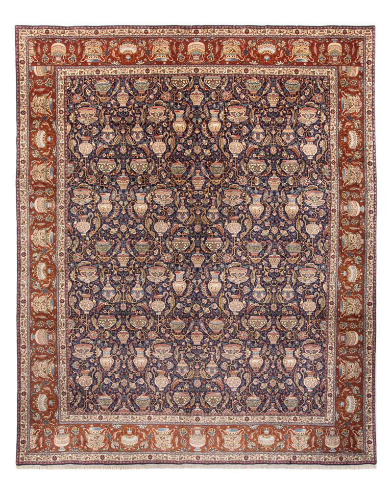Perserteppich - Täbriz - 387 x 300 cm - dunkelblau