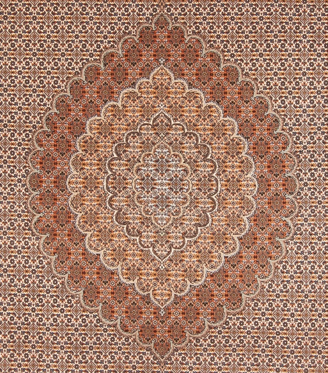 Perserteppich - Täbriz - 349 x 254 cm - hellbraun