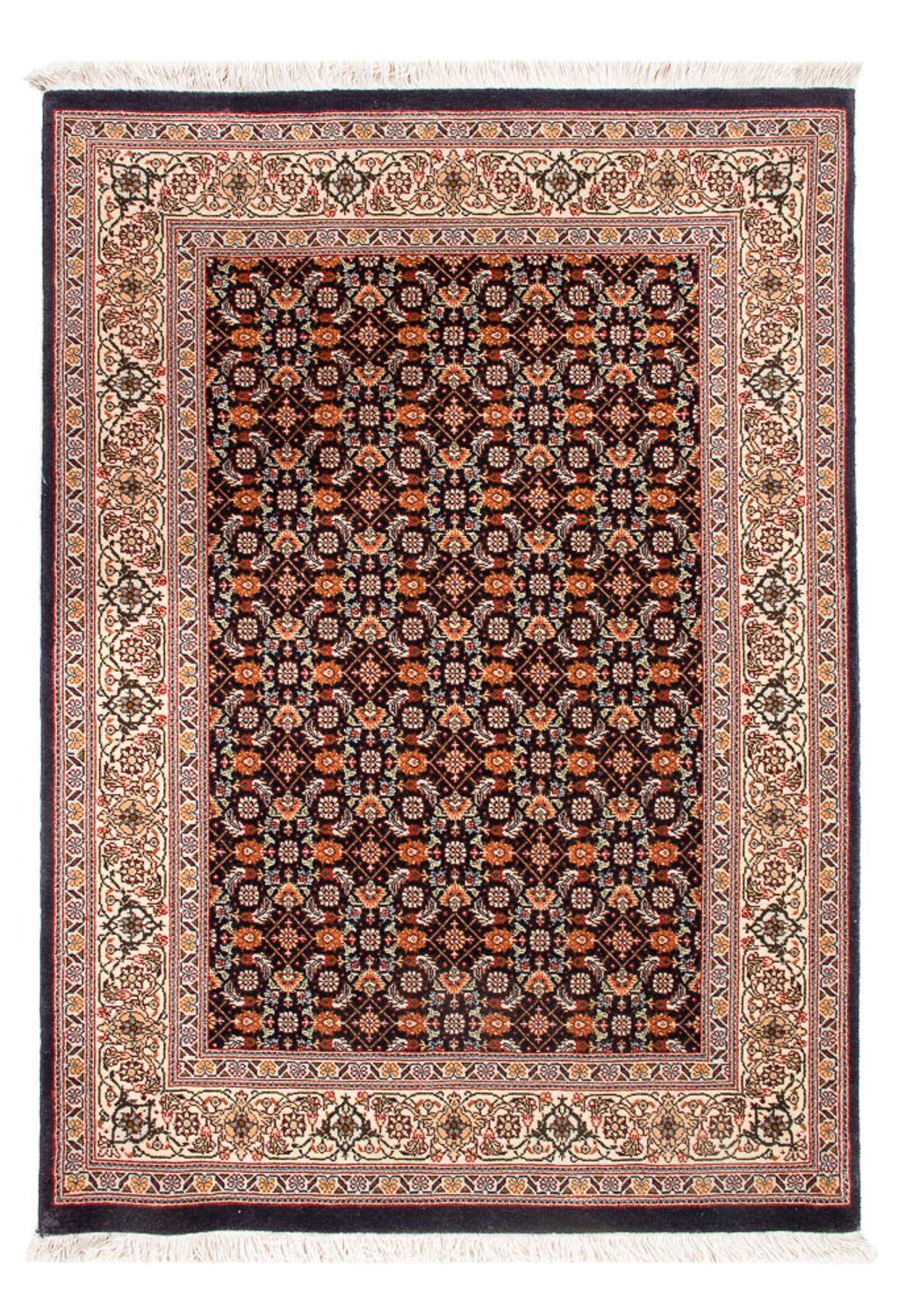 Perserteppich - Täbriz - Royal - 116 x 83 cm - dunkelblau