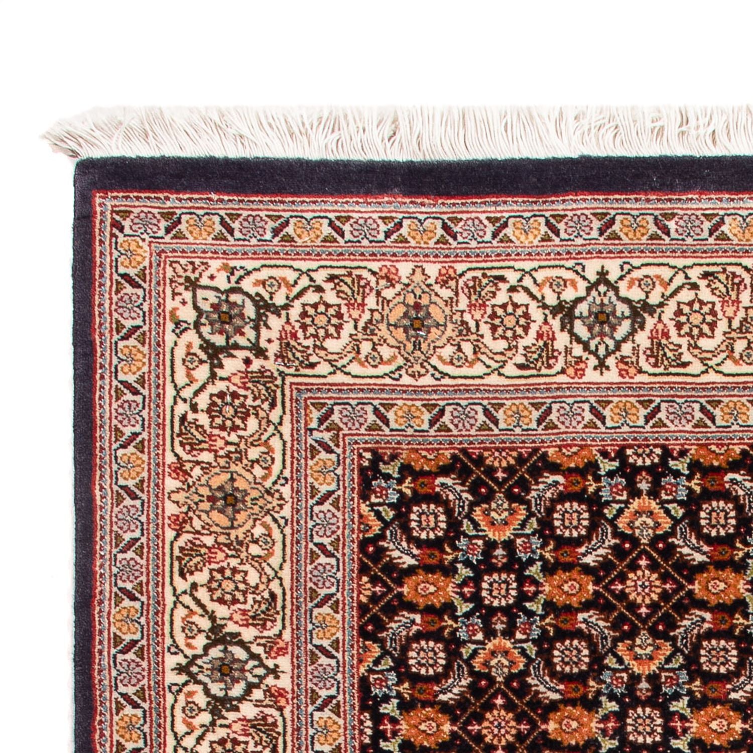 Perserteppich - Täbriz - Royal - 116 x 83 cm - dunkelblau