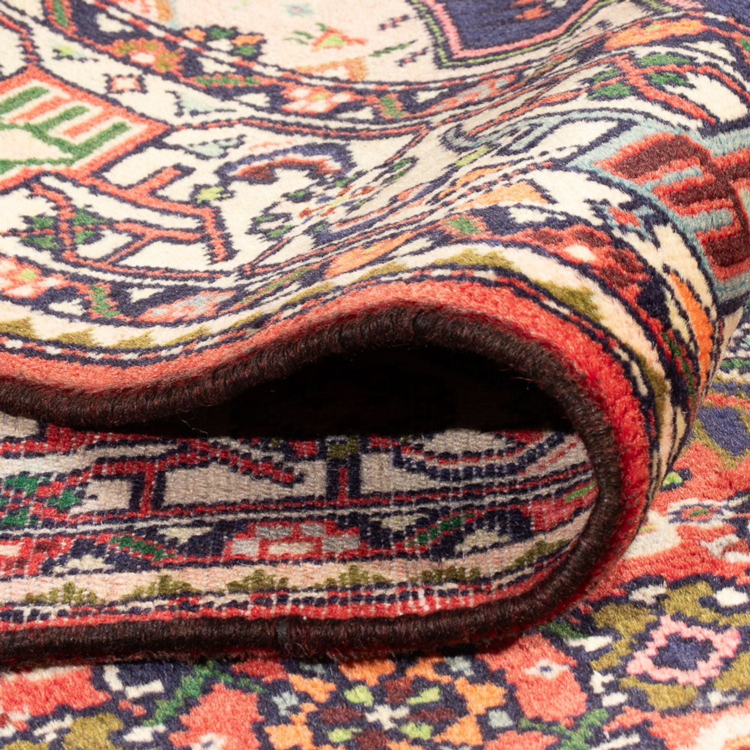 Perserteppich - Nomadic - 194 x 147 cm - rot