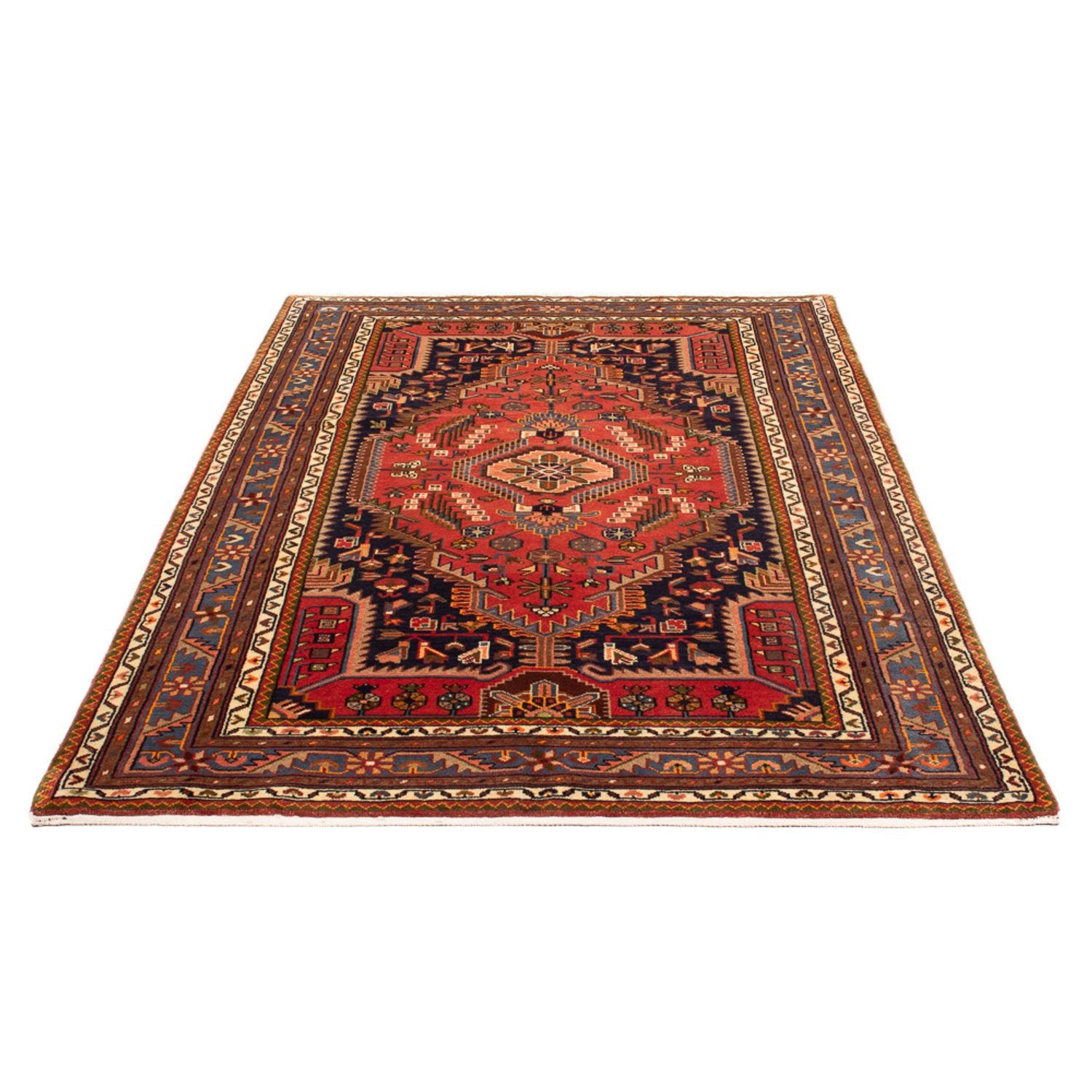 Perserteppich - Nomadic - 222 x 140 cm - rot