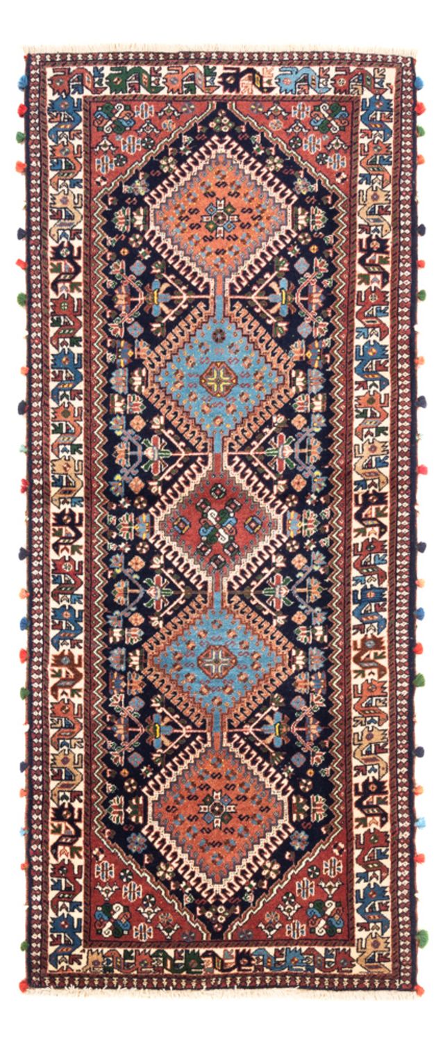 Läufer Perser - Nomadic - 200 x 83 cm - dunkelblau