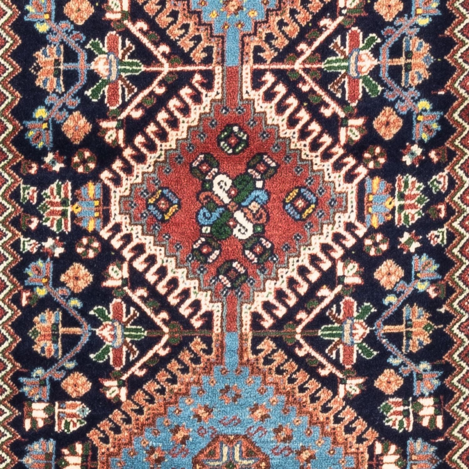 Läufer Perser - Nomadic - 200 x 83 cm - dunkelblau