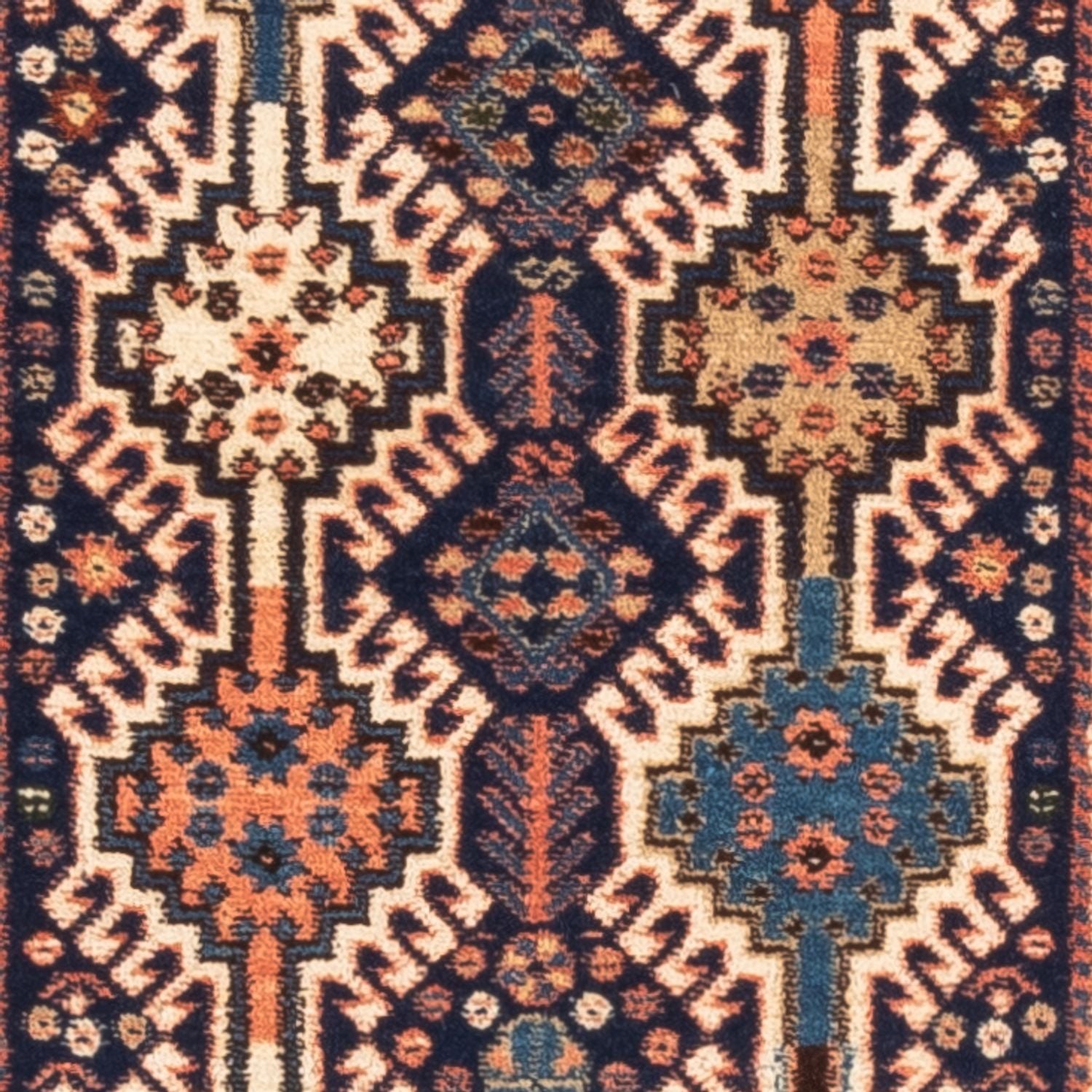 Läufer Perser - Nomadic - 140 x 50 cm - dunkelblau