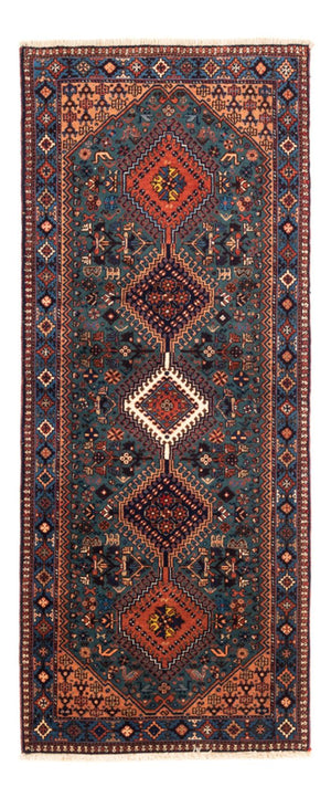 Läufer Perser - Nomadic - 196 x 80 cm - blau