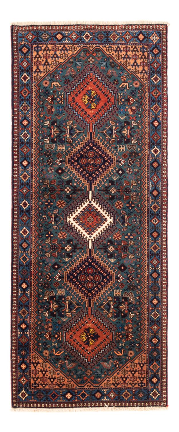 Läufer Perser - Nomadic - 196 x 80 cm - blau