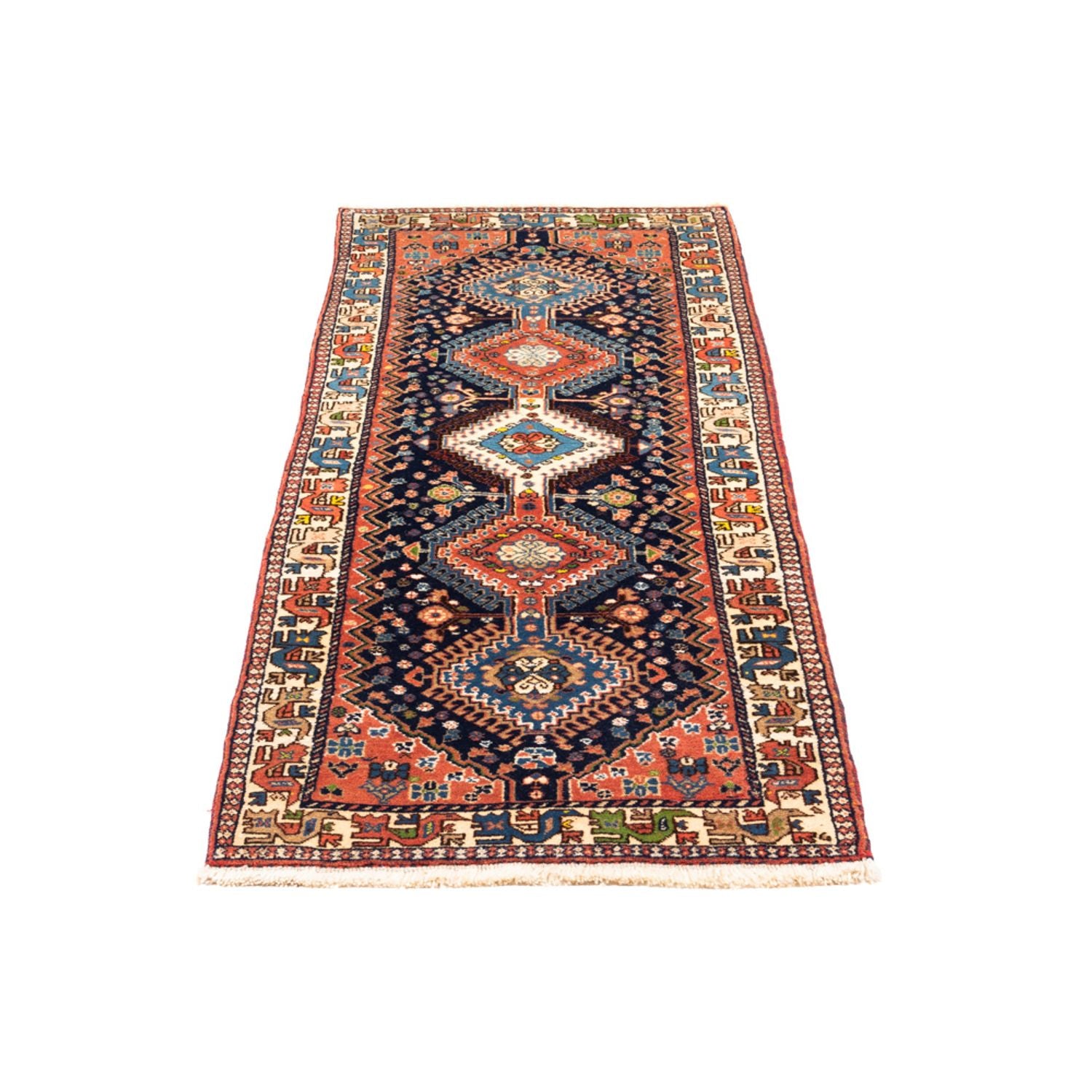 Läufer Perser - Nomadic - 187 x 60 cm - dunkelblau
