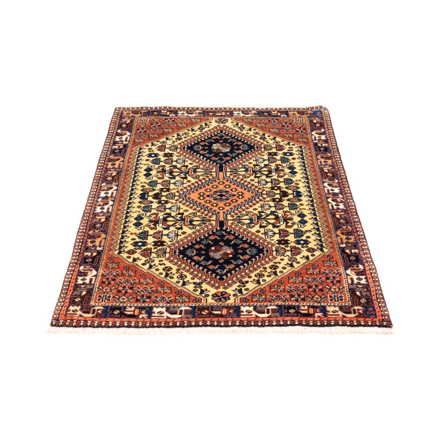 Perserteppich - Nomadic - 140 x 74 cm - creme