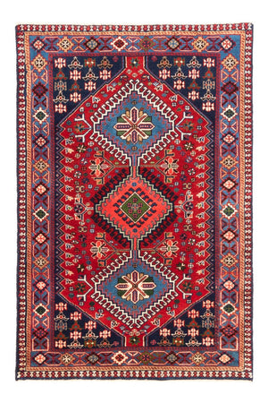 Perserteppich - Nomadic - 115 x 82 cm - rot