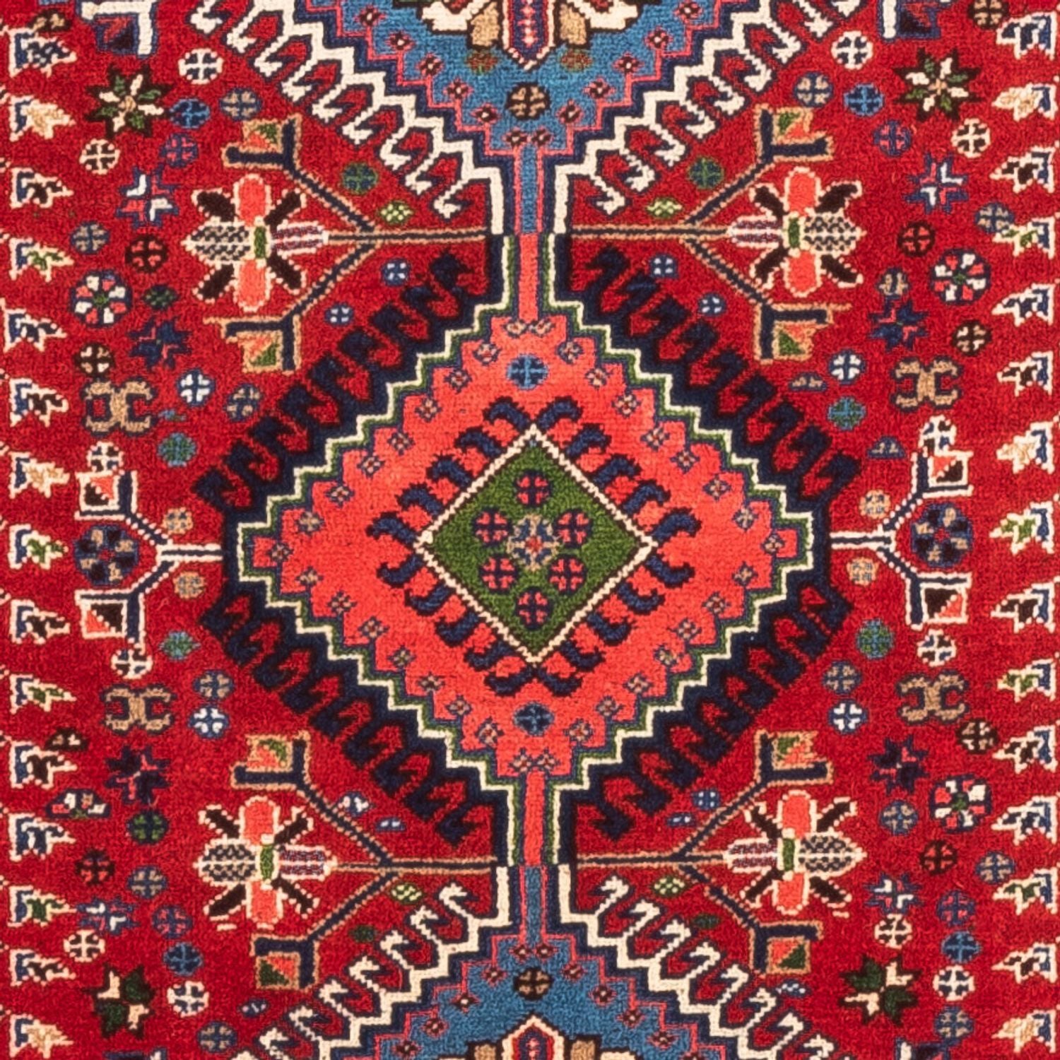 Perserteppich - Nomadic - 115 x 82 cm - rot