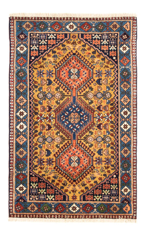 Perserteppich - Nomadic - 130 x 80 cm - gelb