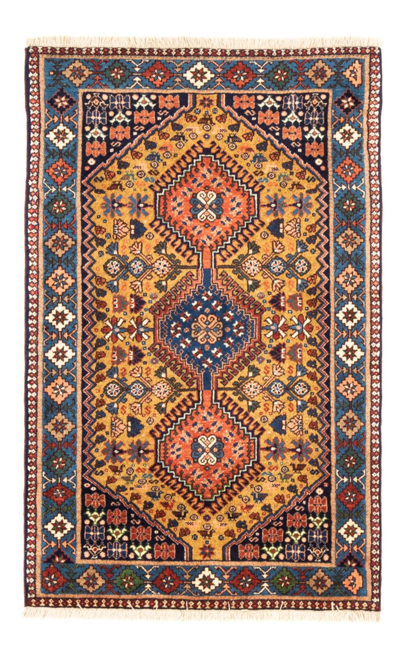 Perserteppich - Nomadic - 130 x 80 cm - gelb