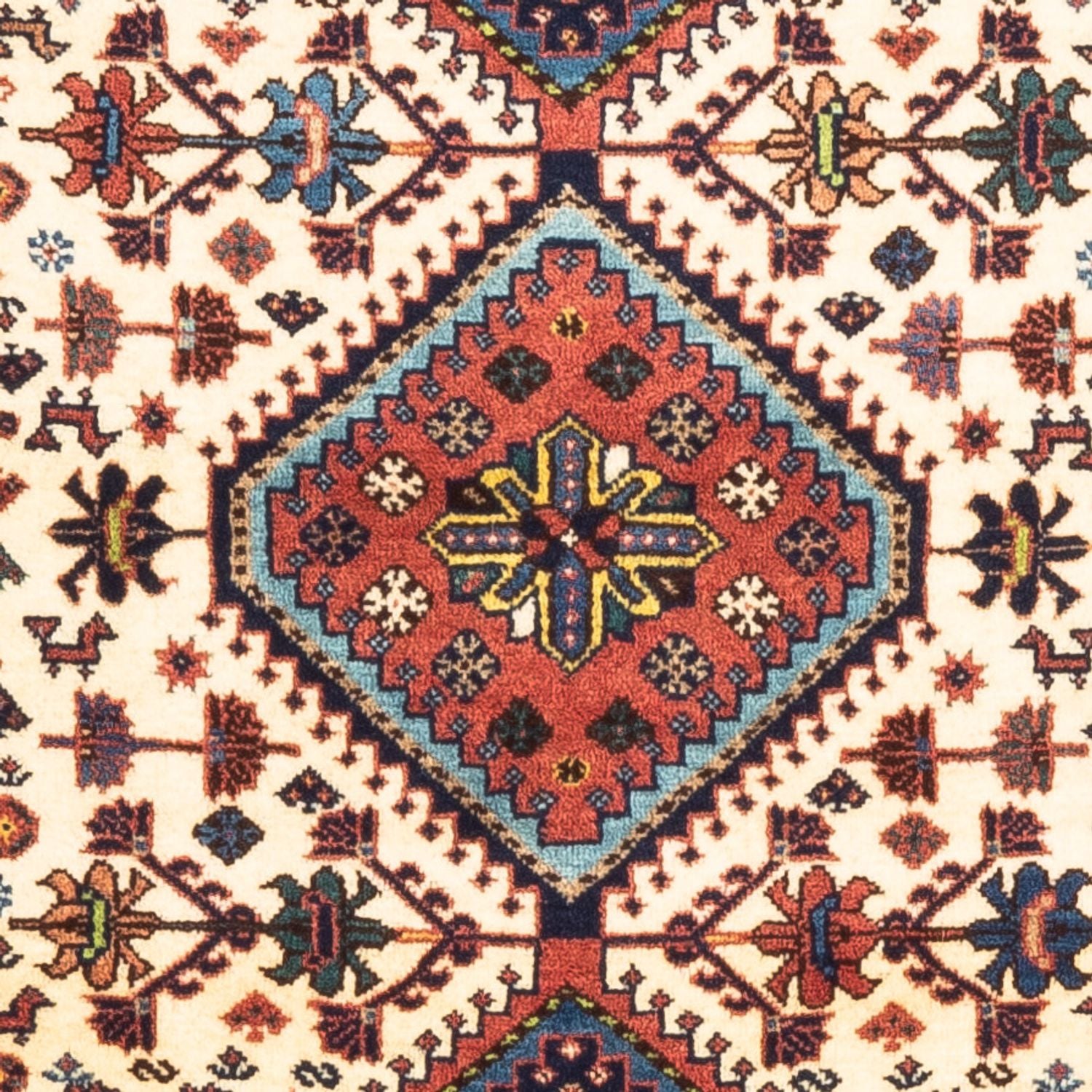 Perserteppich - Nomadic - 130 x 82 cm - creme