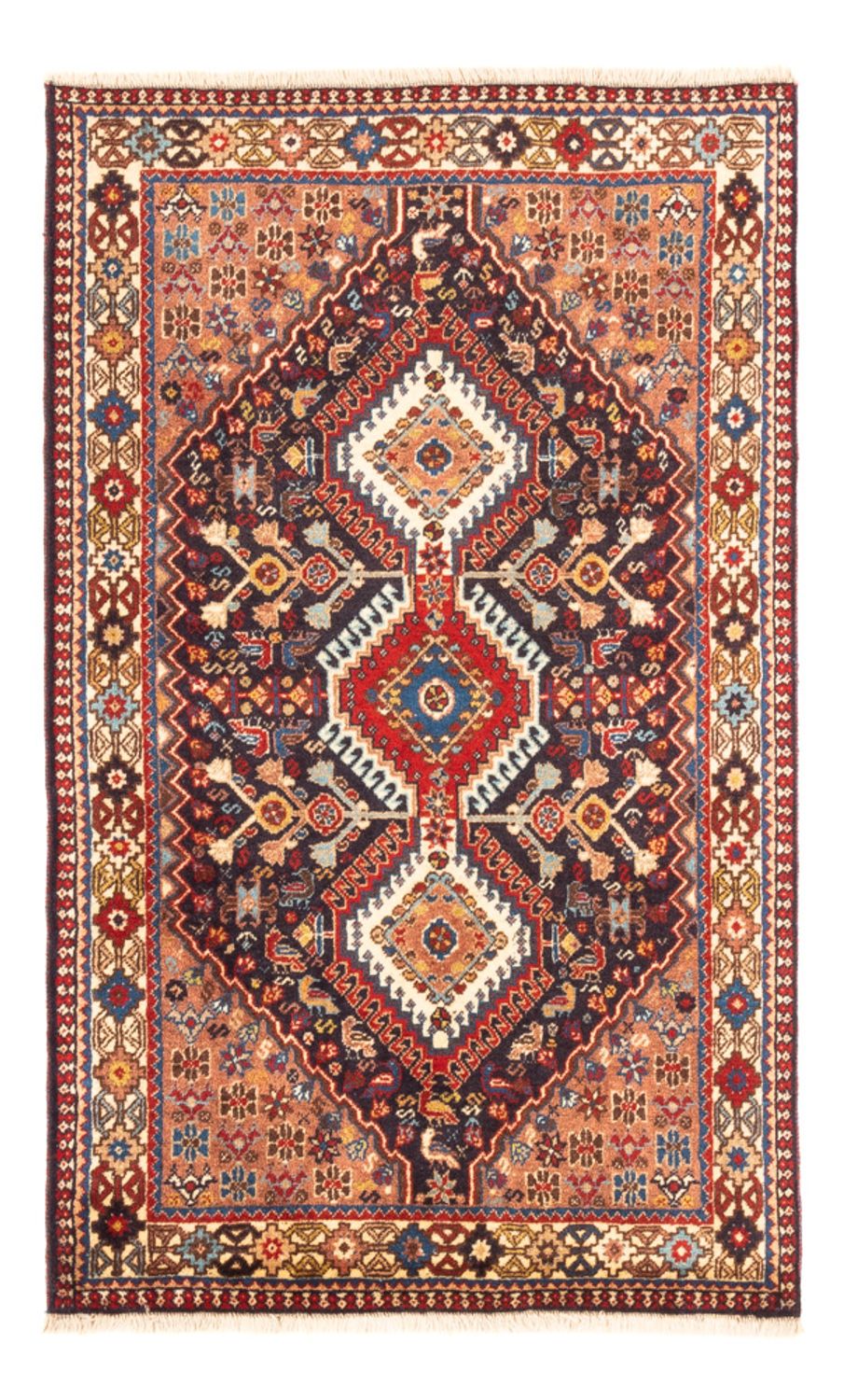 Perserteppich - Nomadic - 130 x 80 cm - dunkelblau
