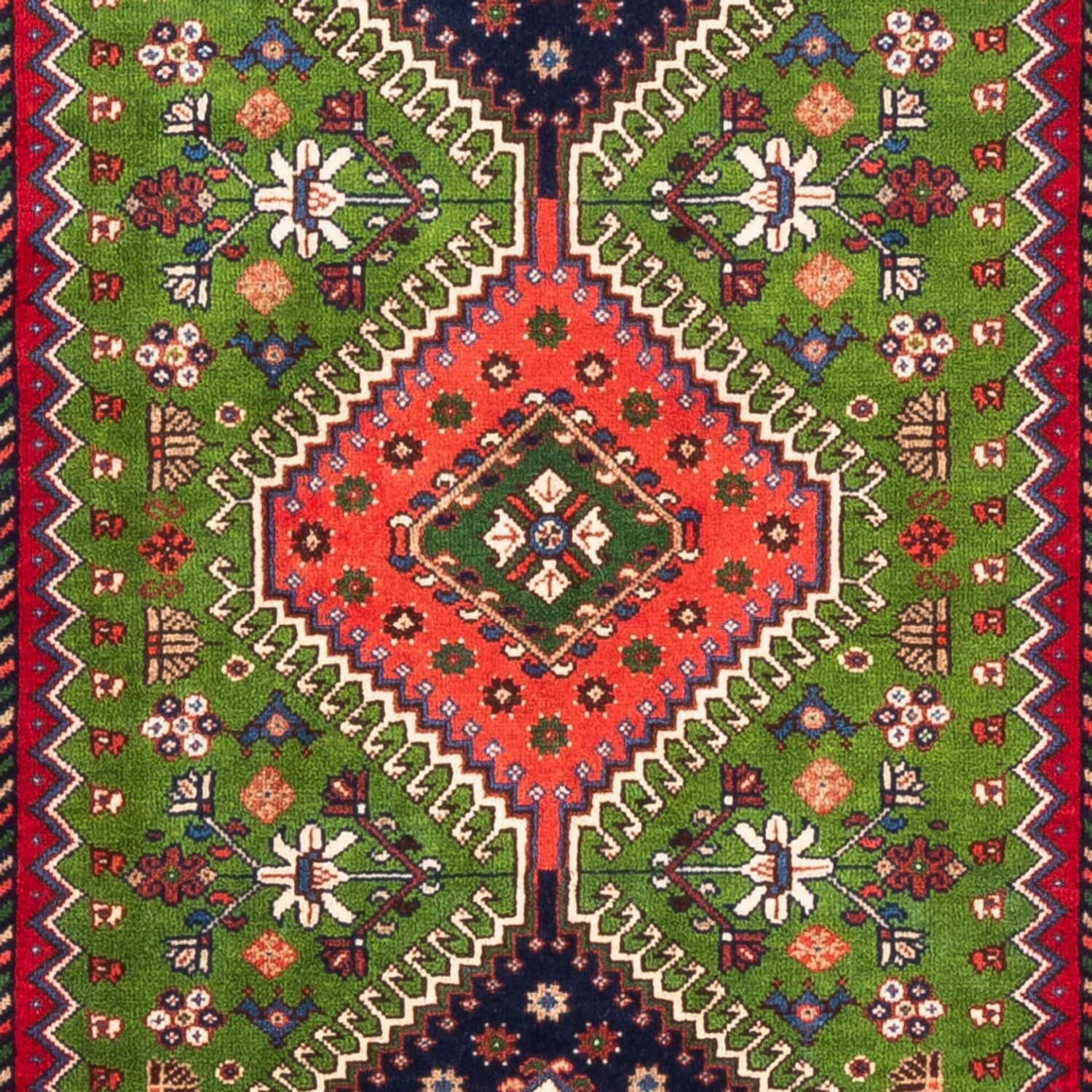 Läufer Perser - Nomadic - 212 x 80 cm - grün