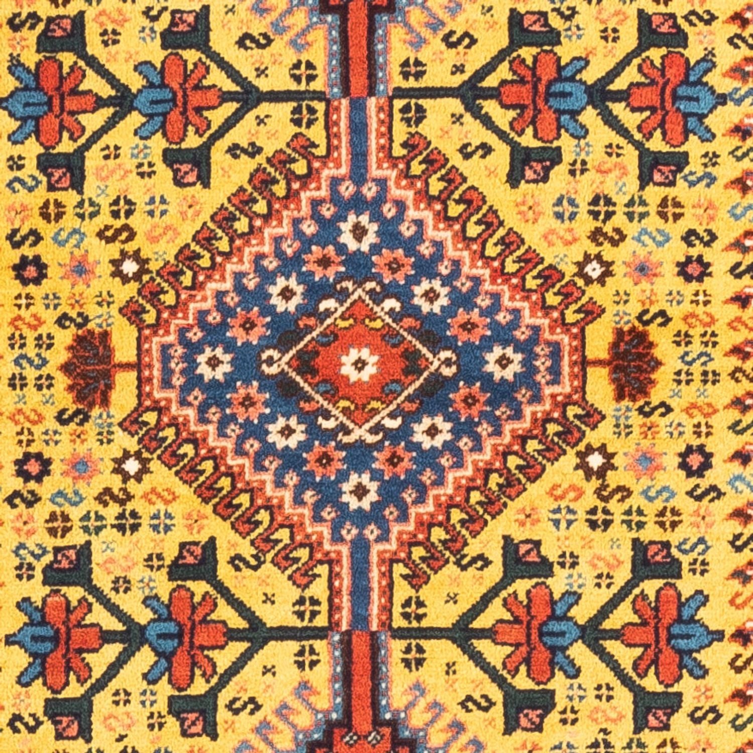 Läufer Perser - Nomadic - 195 x 83 cm - gelb