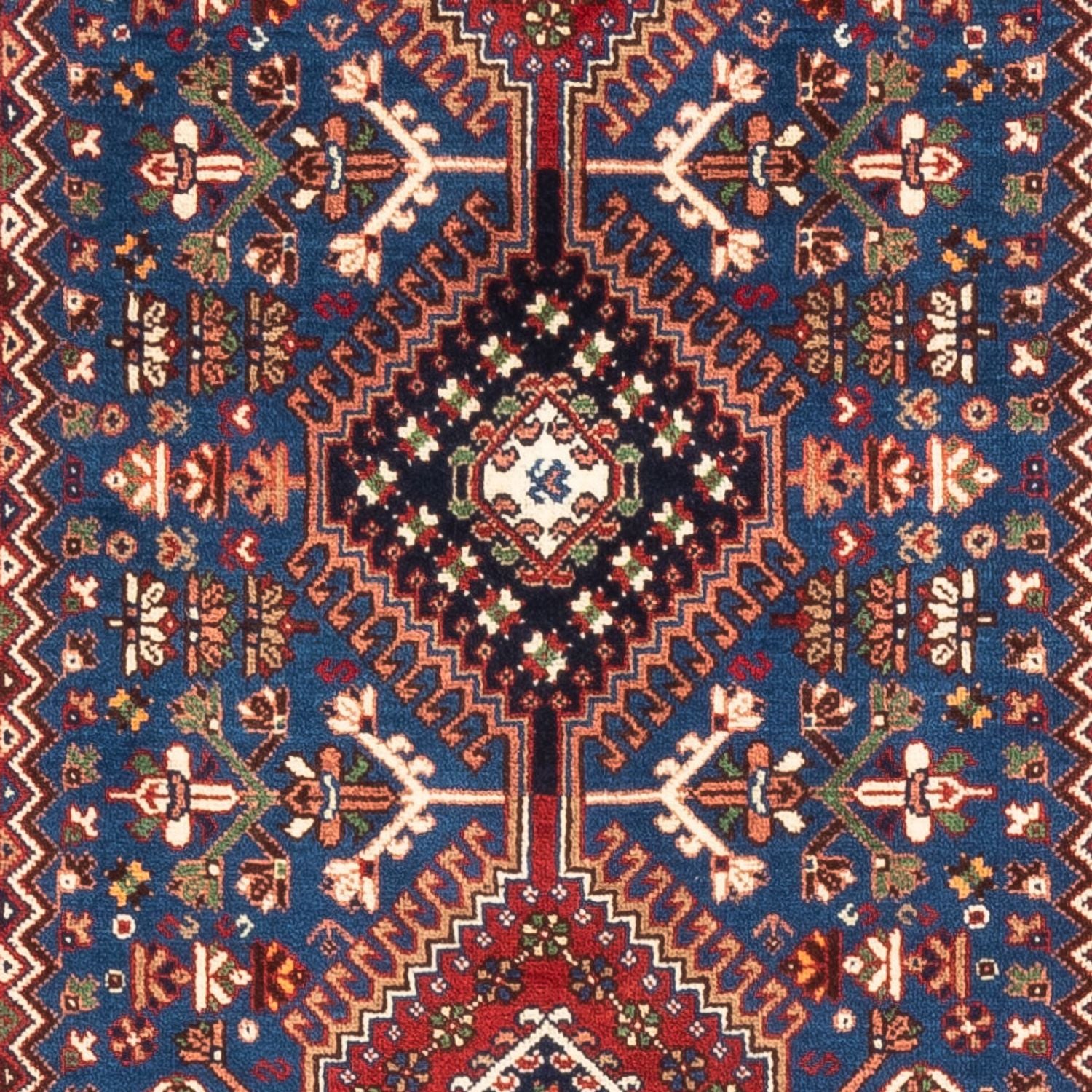 Läufer Perser - Nomadic - 196 x 80 cm - blau