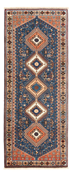 Läufer Perser - Nomadic - 200 x 84 cm - blau