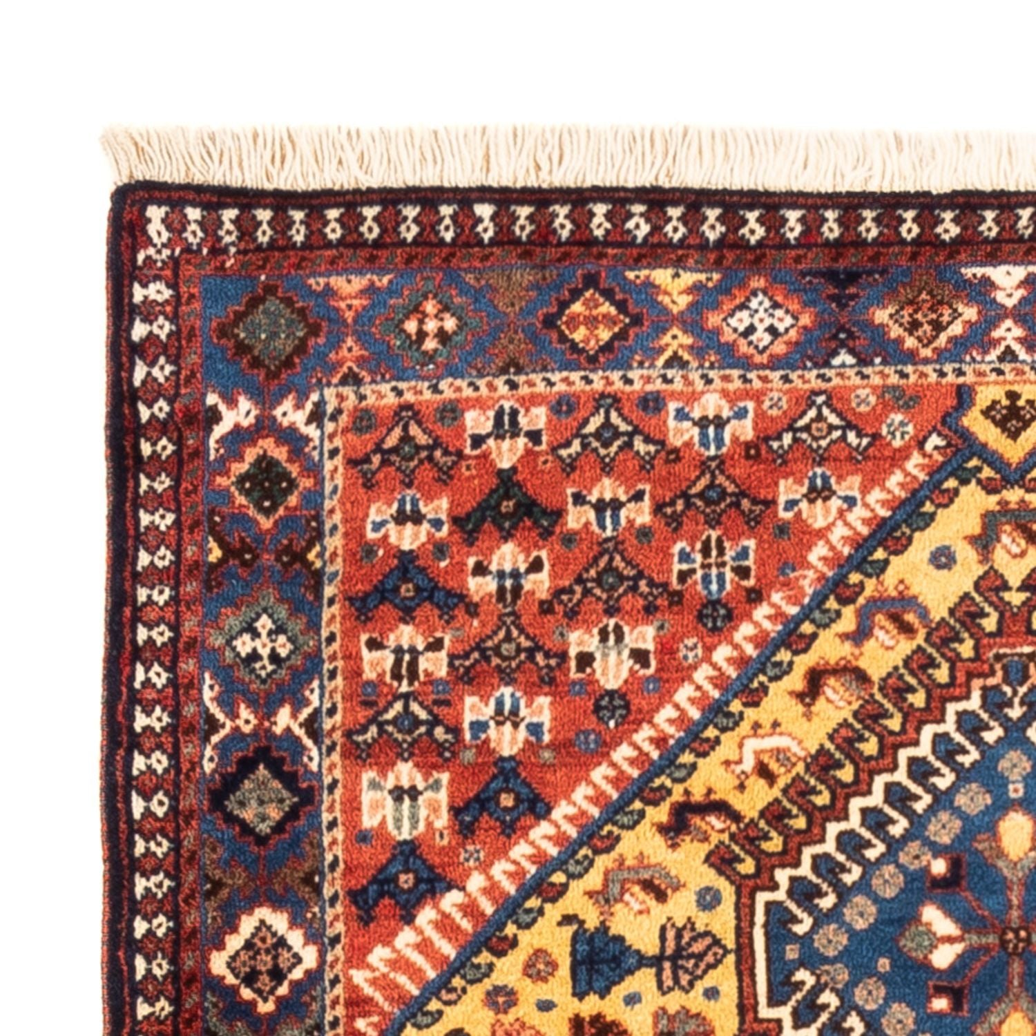 Perserteppich - Nomadic - 148 x 85 cm - gelb