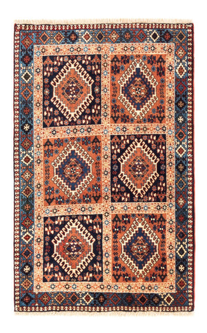 Perserteppich - Nomadic - 128 x 80 cm - mehrfarbig