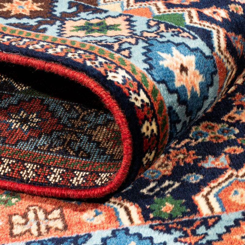 Perserteppich - Nomadic - 130 x 82 cm - dunkelblau