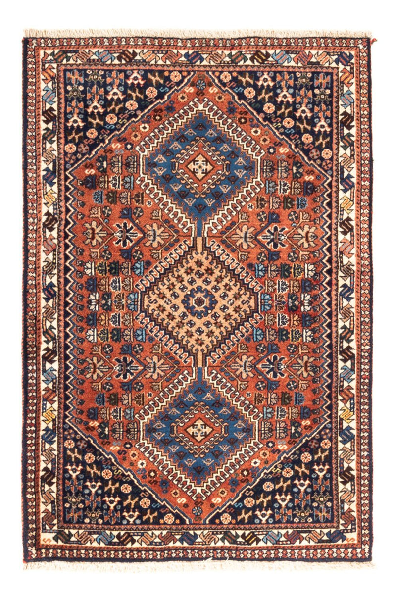 Perserteppich - Nomadic - 125 x 84 cm - rot