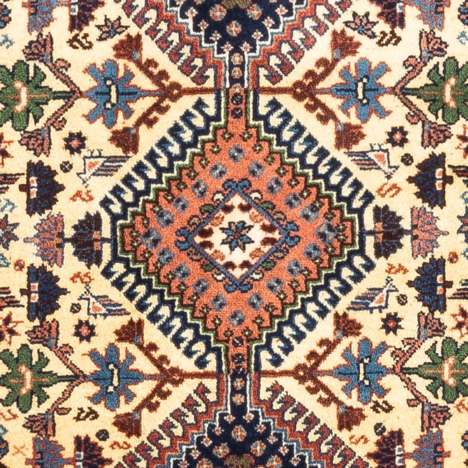 Perserteppich - Nomadic - 130 x 80 cm - creme