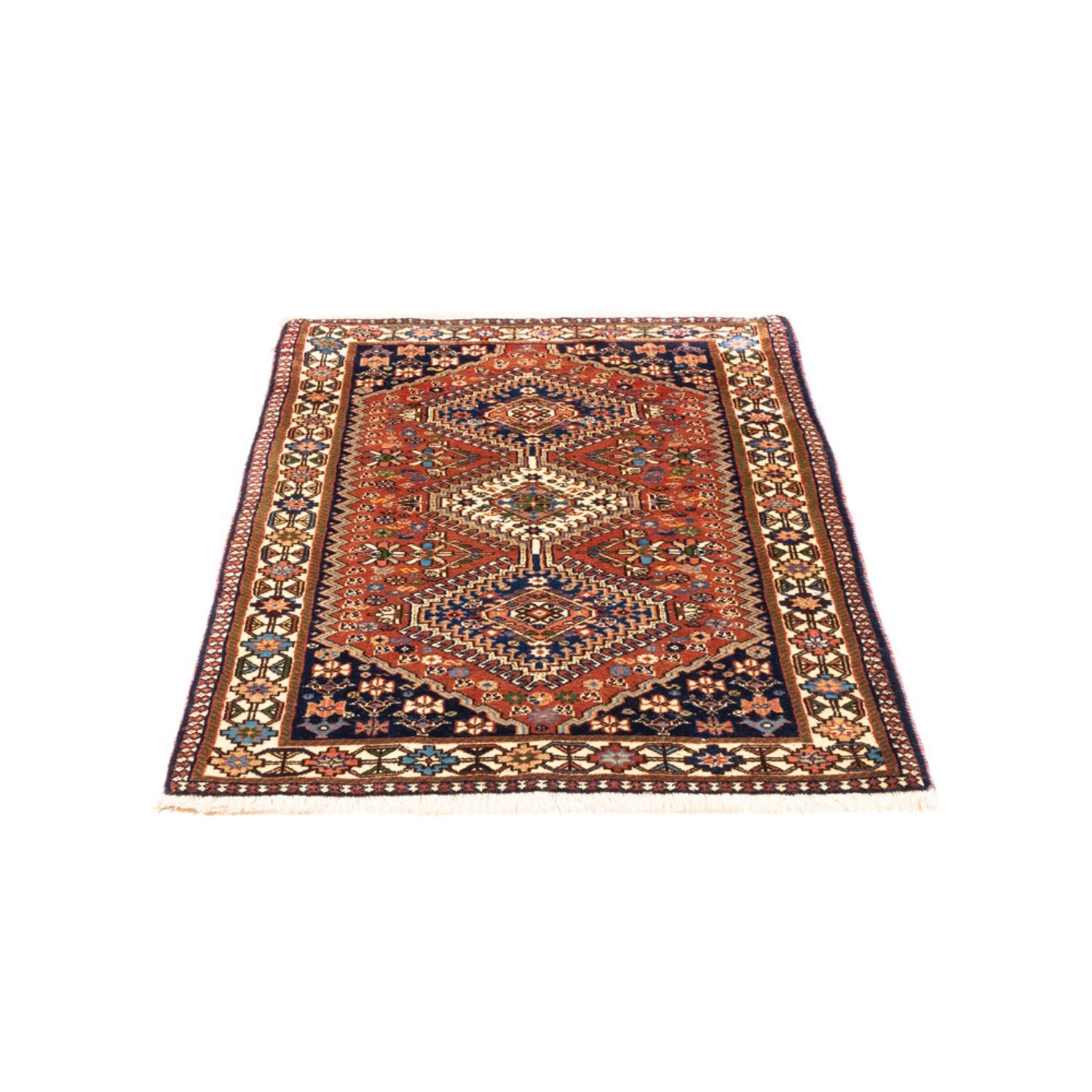 Perserteppich - Nomadic - 130 x 80 cm - rot