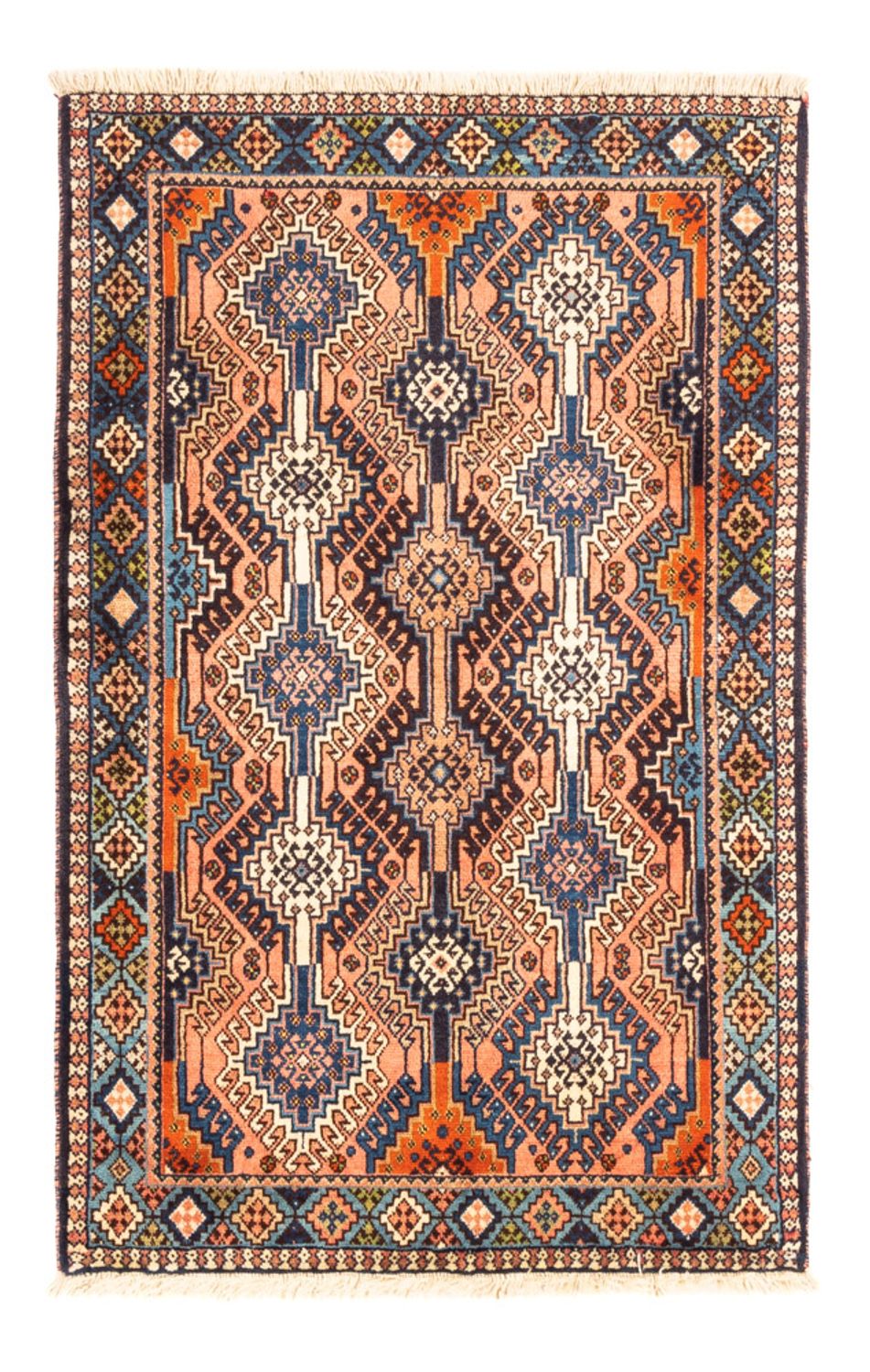 Perserteppich - Nomadic - 125 x 80 cm - rot
