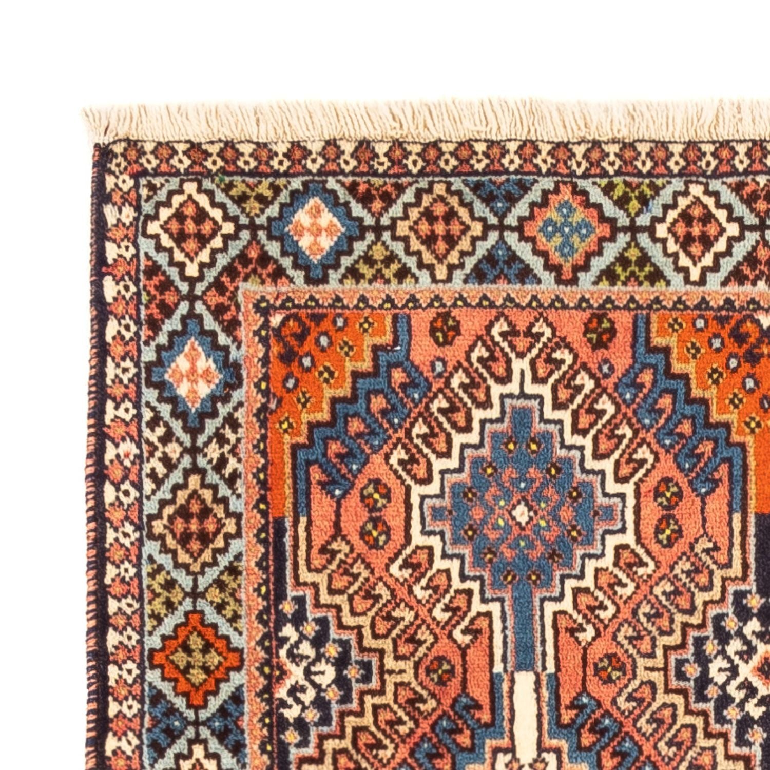 Perserteppich - Nomadic - 125 x 80 cm - rot