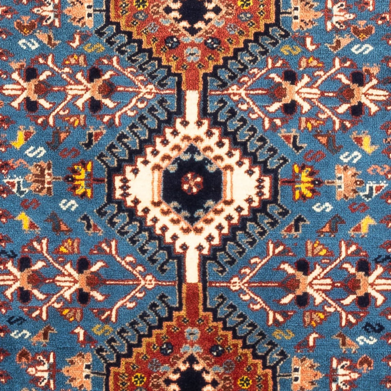Perserteppich - Nomadic - 122 x 83 cm - blau