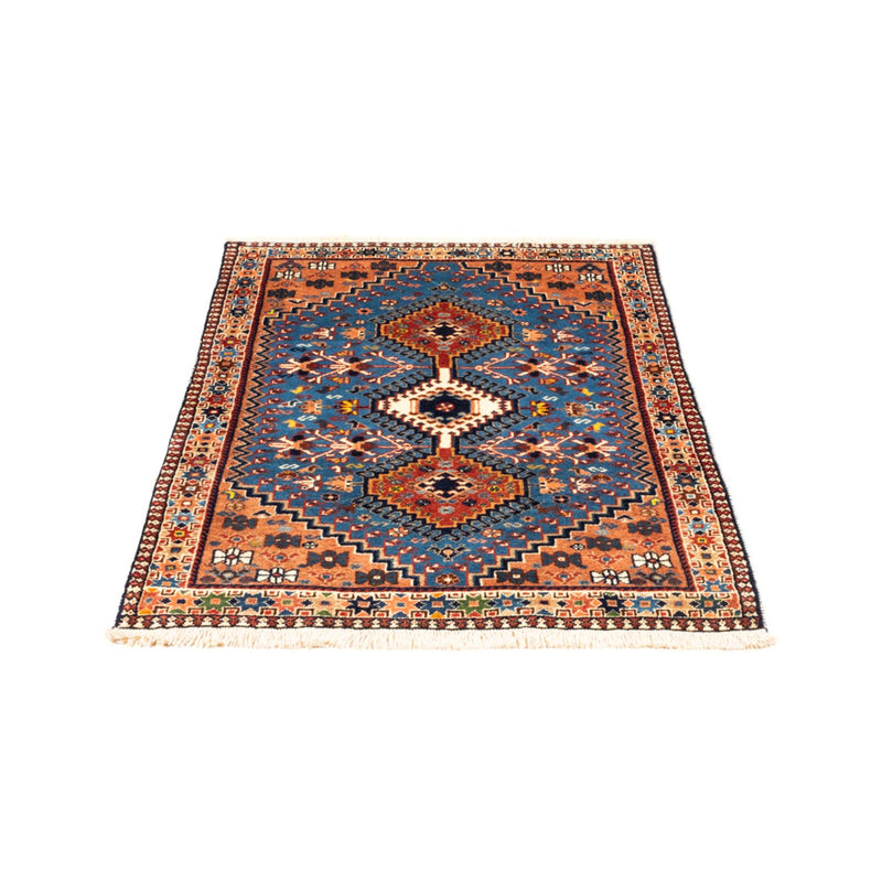 Perserteppich - Nomadic - 122 x 83 cm - blau