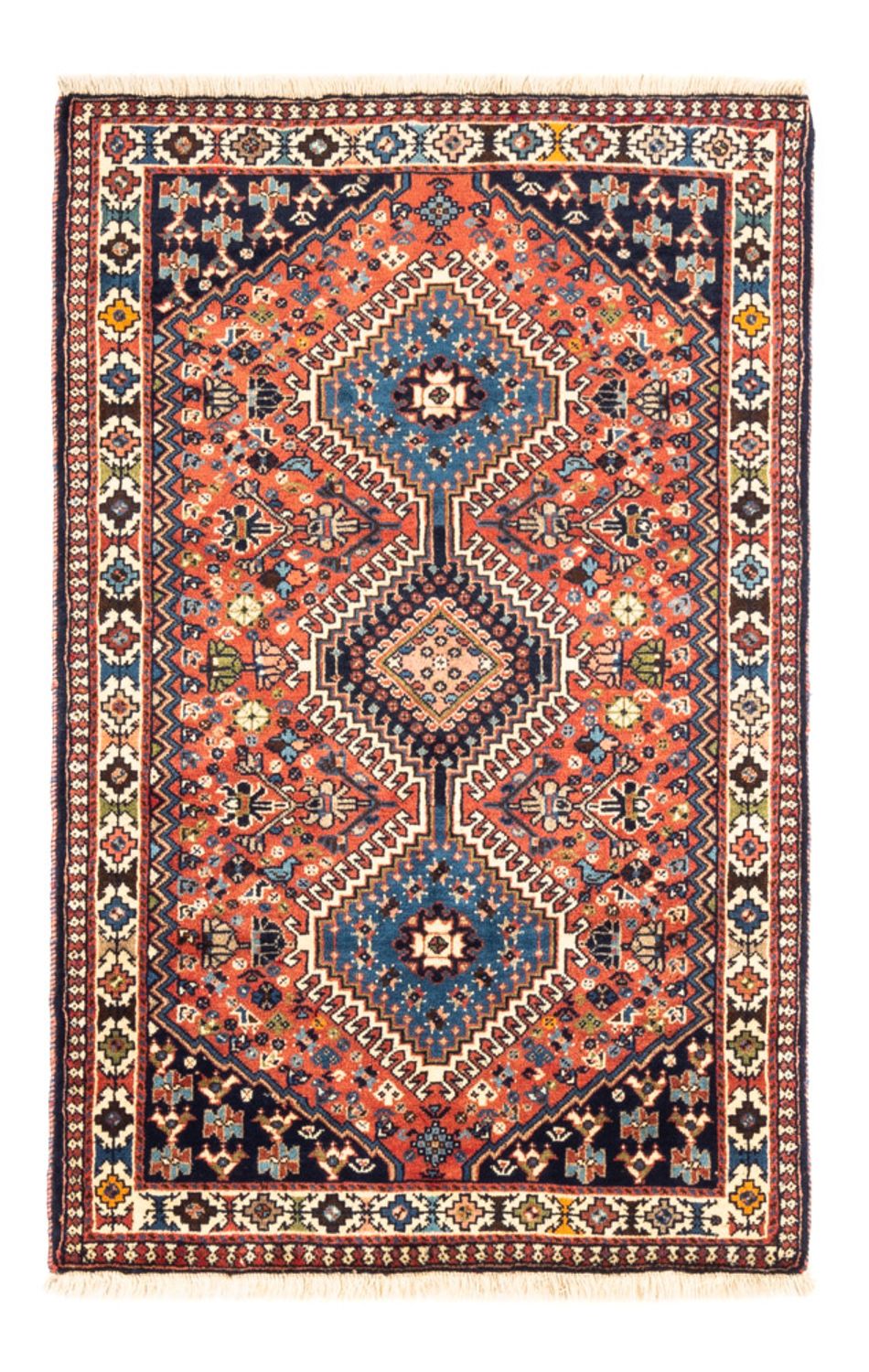 Perserteppich - Nomadic - 123 x 80 cm - rot