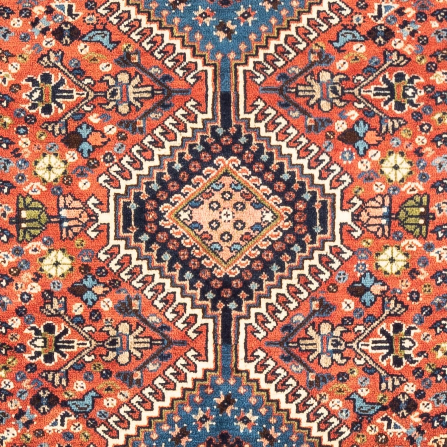 Perserteppich - Nomadic - 123 x 80 cm - rot