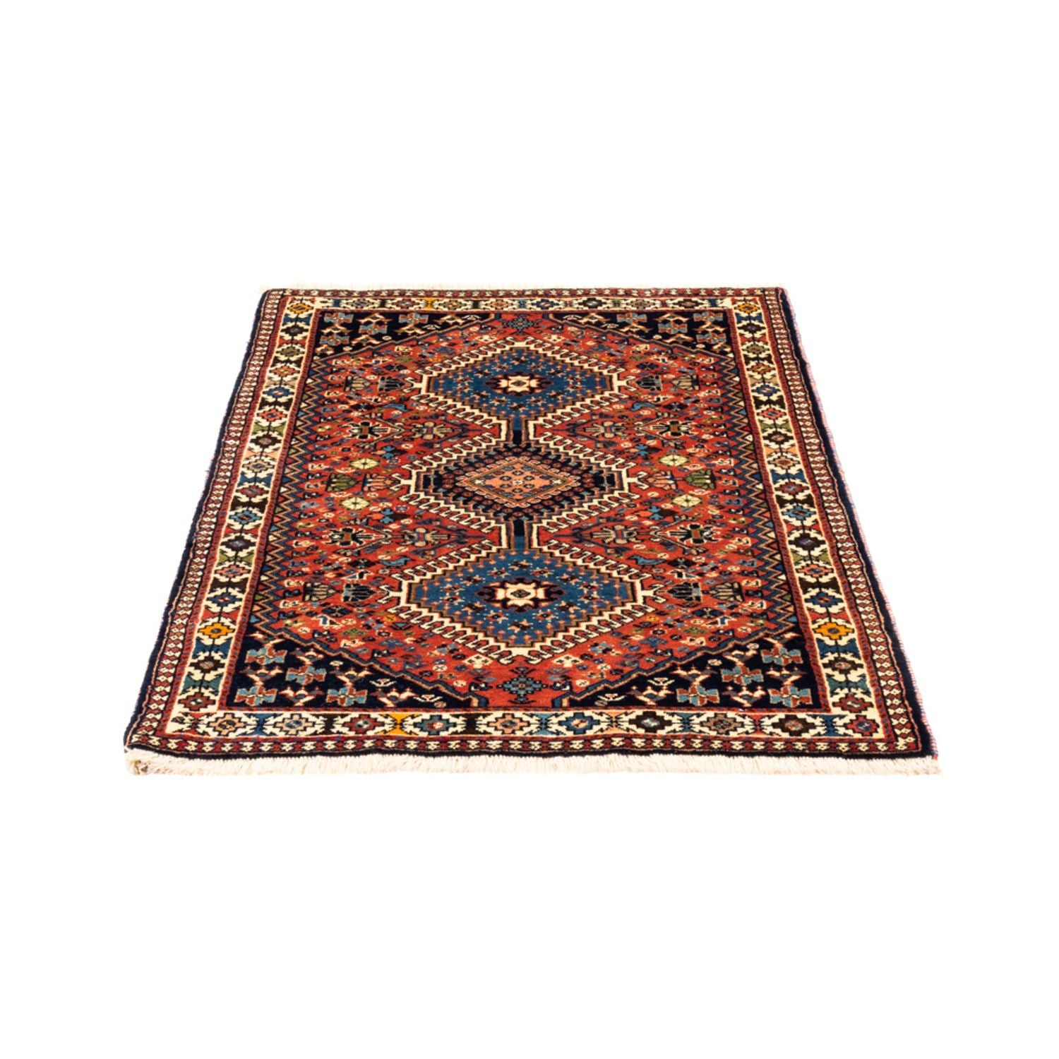 Perserteppich - Nomadic - 123 x 80 cm - rot