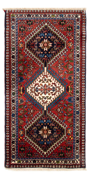 Perserteppich - Nomadic - 106 x 68 cm - rot