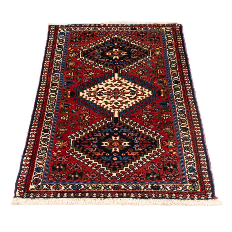 Perserteppich - Nomadic - 106 x 68 cm - rot