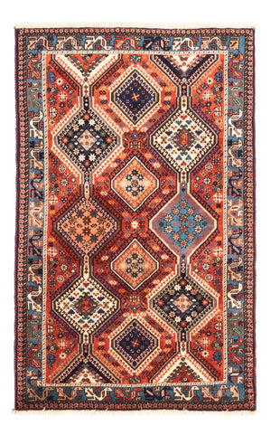 Perserteppich - Nomadic - 128 x 77 cm - rot