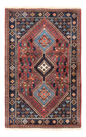 Perserteppich - Nomadic - 130 x 82 cm - rot