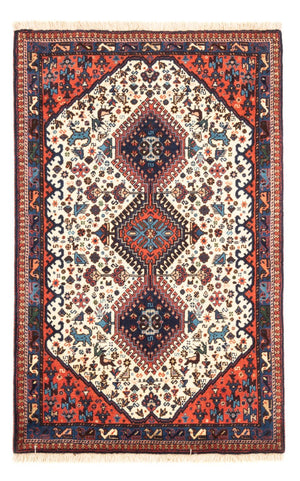 Perserteppich - Nomadic - 128 x 83 cm - creme