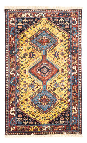 Perserteppich - Nomadic - 126 x 80 cm - gelb