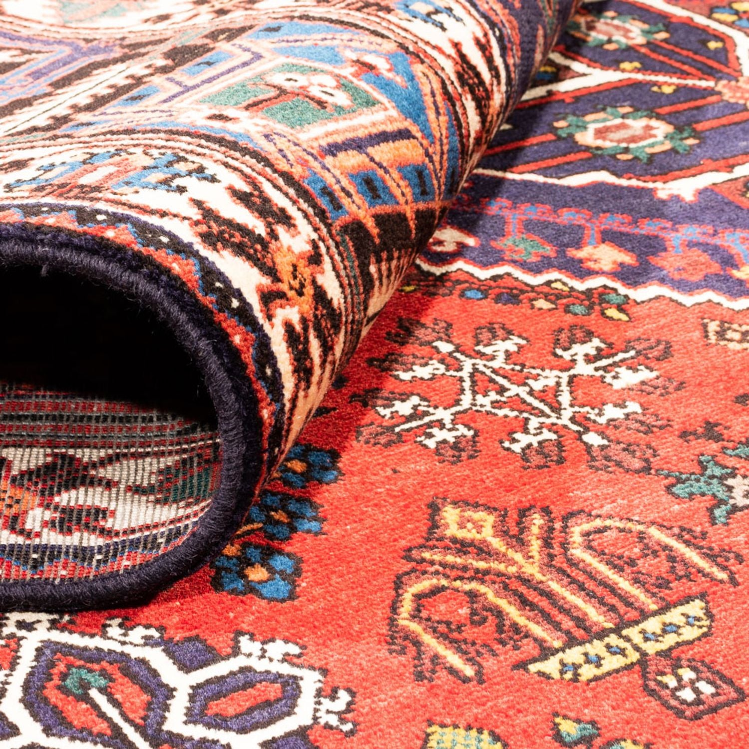 Gabbeh Teppich - Perser - 320 x 216 cm - mehrfarbig