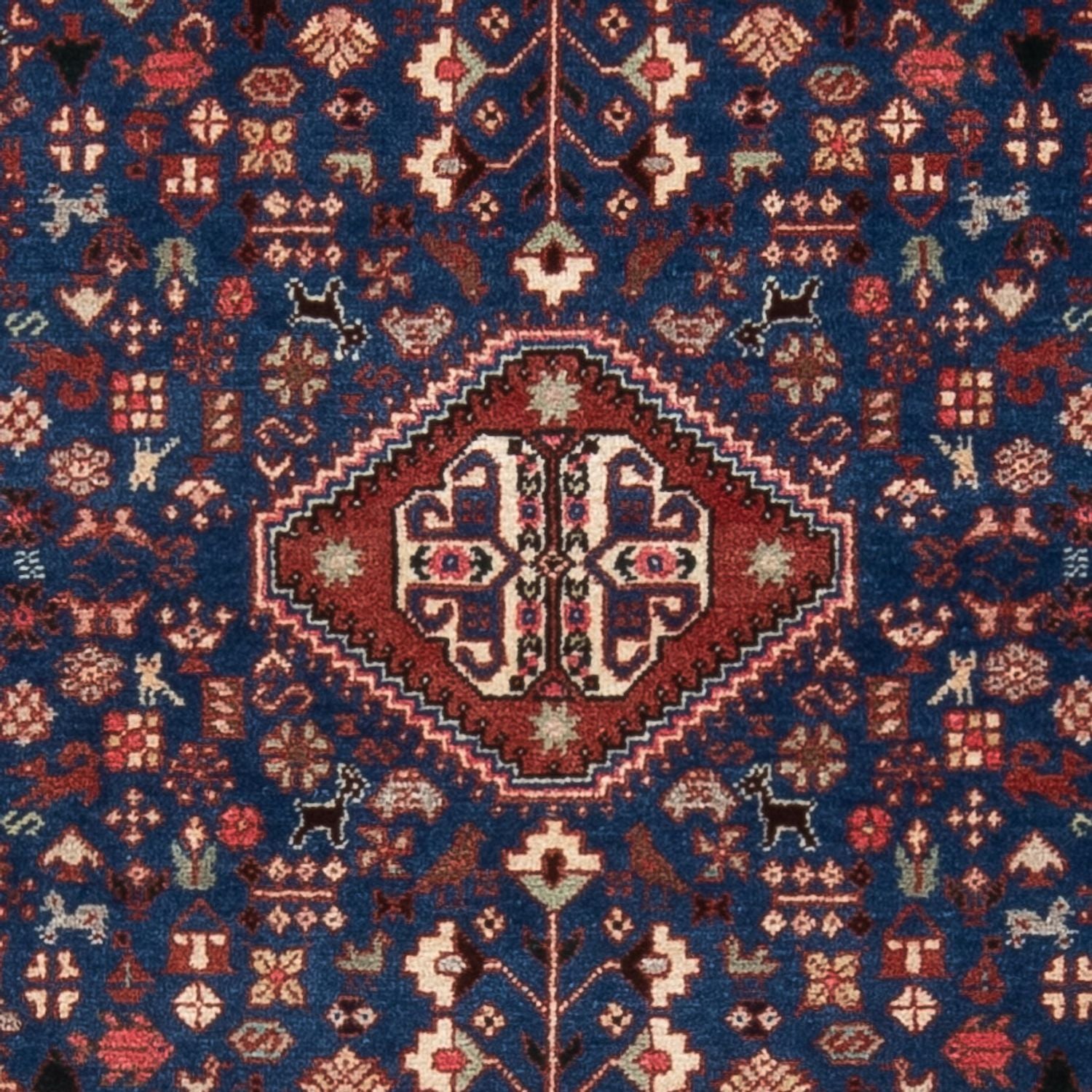 Perserteppich - Nomadic - 150 x 102 cm - blau