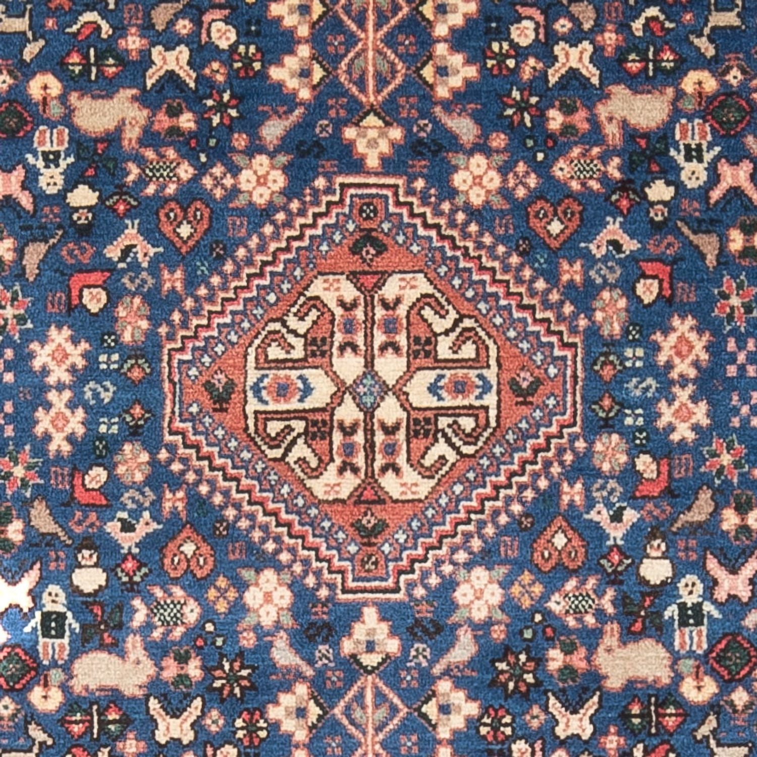 Perserteppich - Nomadic - 147 x 103 cm - blau